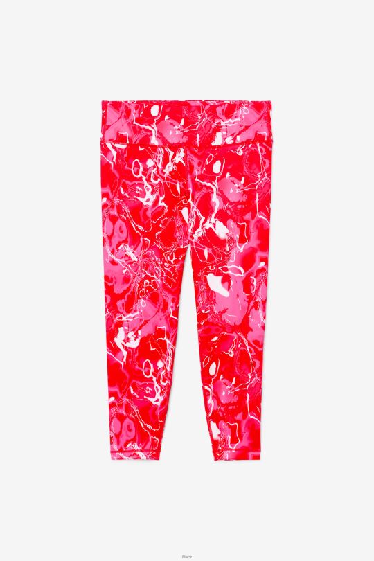 růžové mramorové legíny fila forza elegantní 7/8 0668L1989 růžový mramor FILA