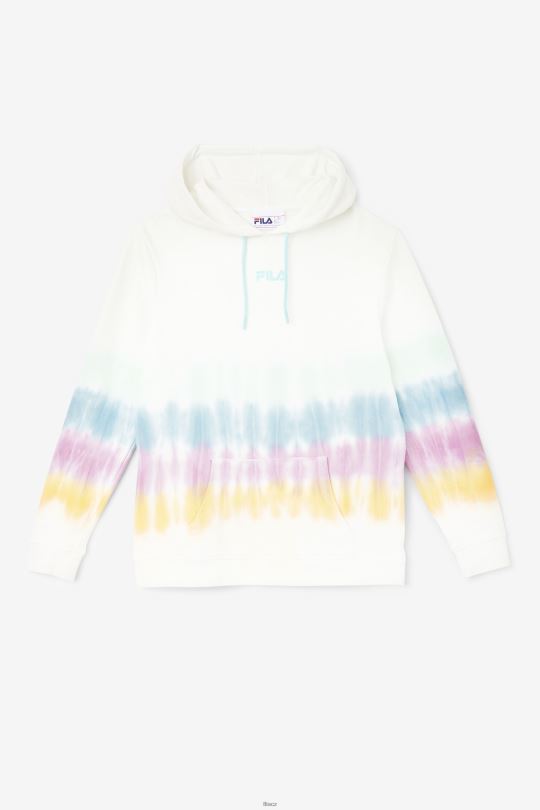 aerolynn tie dye mikina white tie dye fila 0668L1529 bílá barva na kravaty FILA