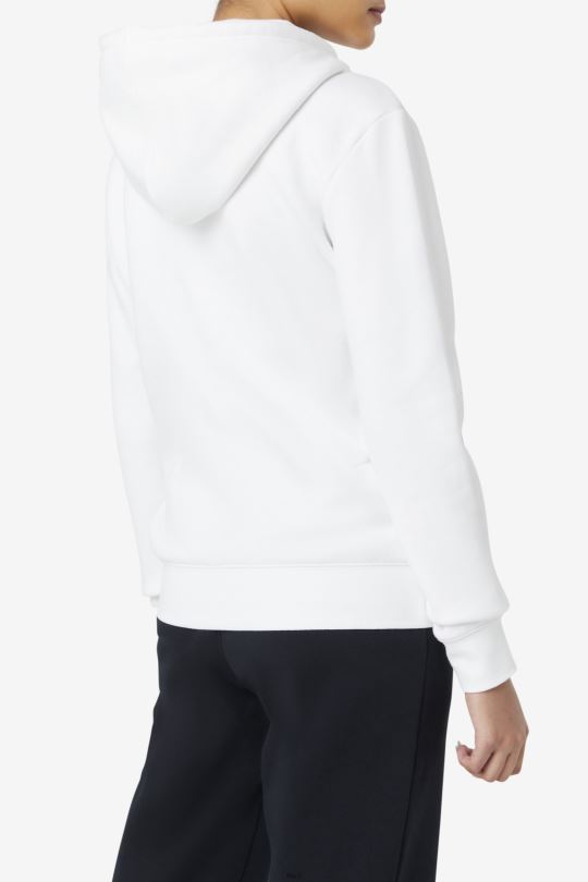 bílá/peacoat lucy mikina s kapucí fila 0668L1524 bílý/páv FILA