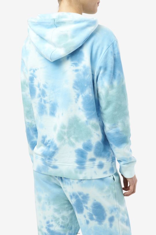 bílá/plish/all/latigo bay aerolynn tie dye mikina s kapucí fila 0668L1530 bílá/plish/all/latigo bay FILA
