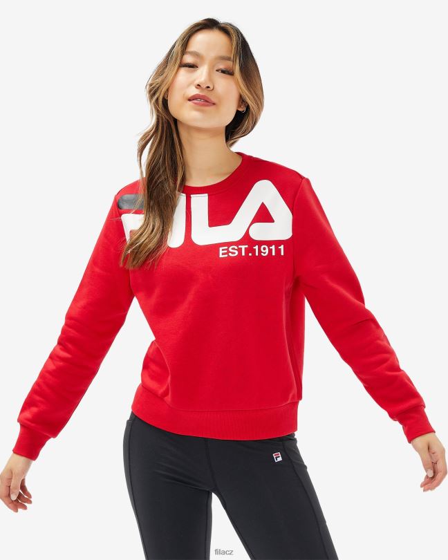 dámská grazia crew červená fila 0668L2963 Červené FILA
