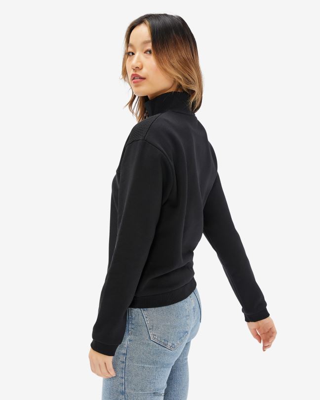 dámská placka qtr zip fila černá 0668L2972 Černá FILA