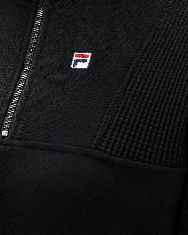 dámská placka qtr zip fila černá 0668L2972 Černá FILA