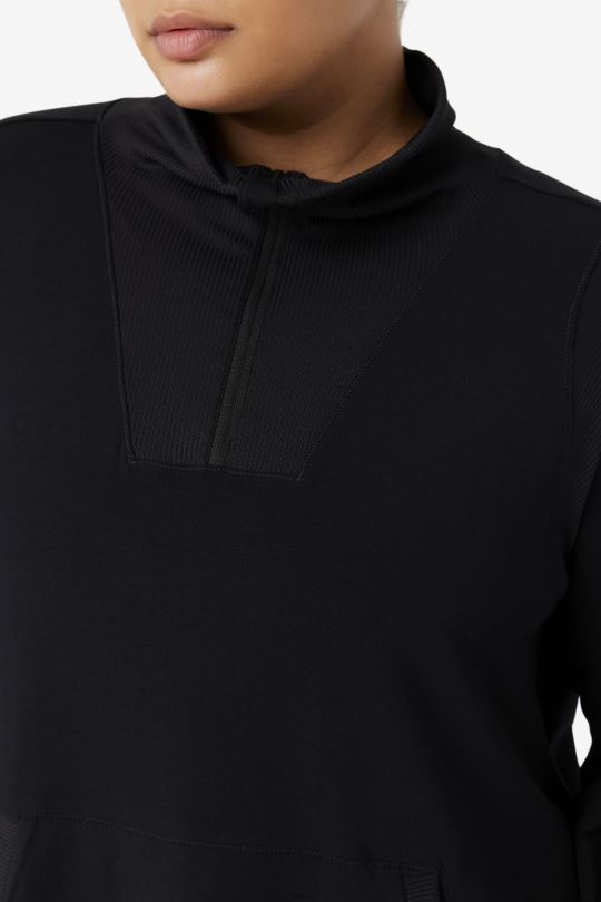 černý fila fi-lux poloviční zip 0668L1929 Černá FILA