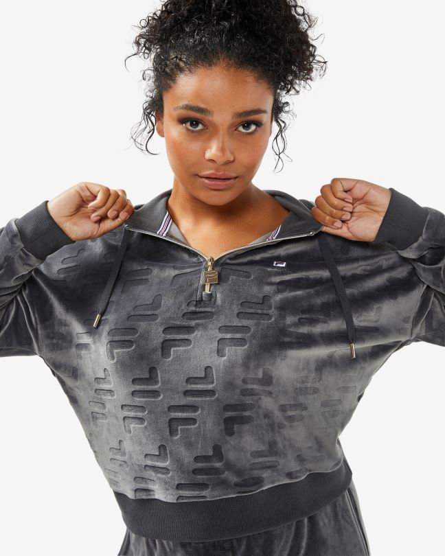 černá ústřicová fila dámská aspena qtr zip 0668L2967 černá ústřice FILA