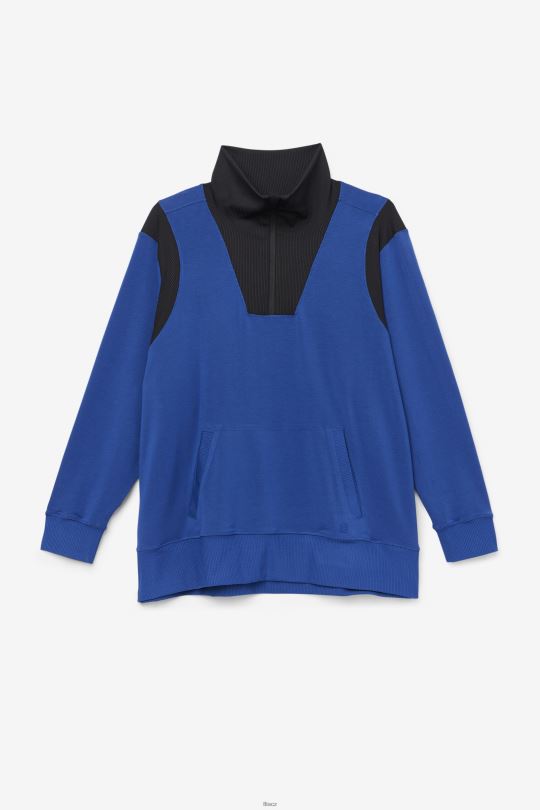 fi-lux poloviční zip fila námořnická pivoňka/černá 0668L1928 námořnická pivoňka/černá FILA