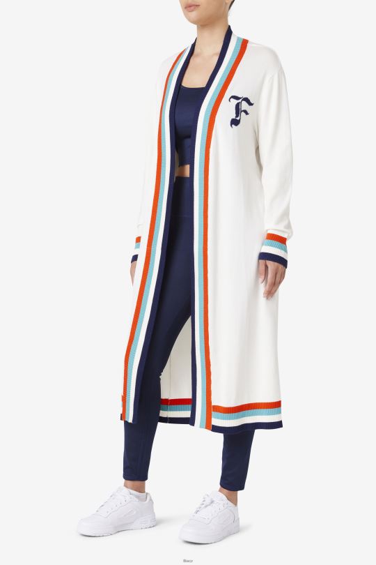 fila angelina maxi cardigan tofu 0668L1501 tofu FILA