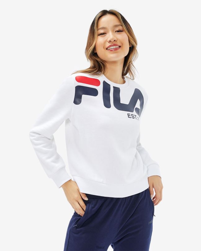 fila bílá dámská grazia crew 0668L2956 bílý FILA