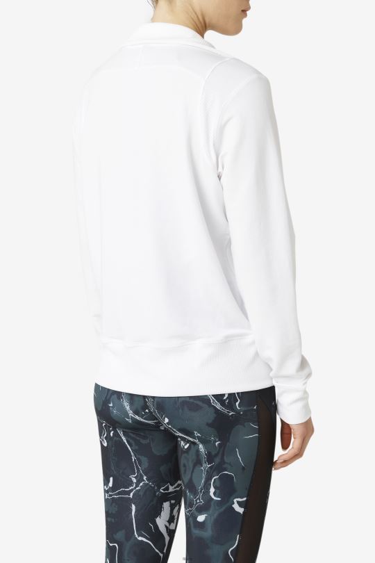 fila bílá fi-lux poloviční zip 0668L1894 bílý FILA