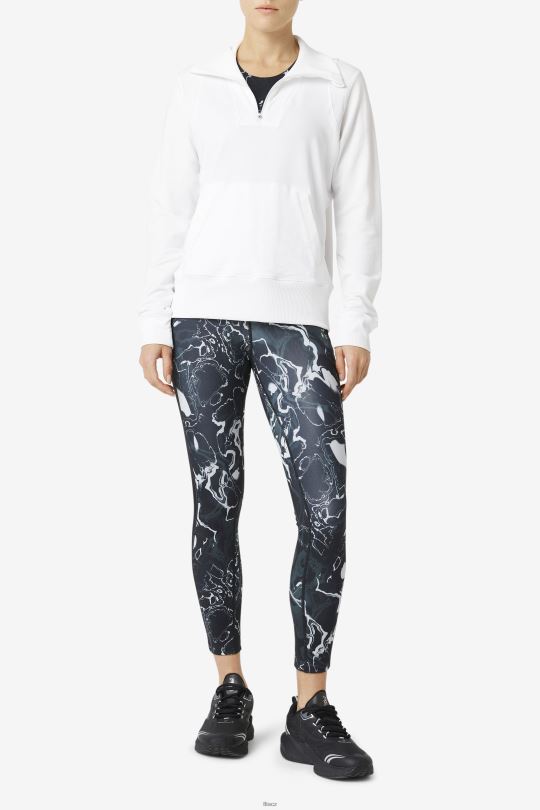fila bílá fi-lux poloviční zip 0668L1894 bílý FILA
