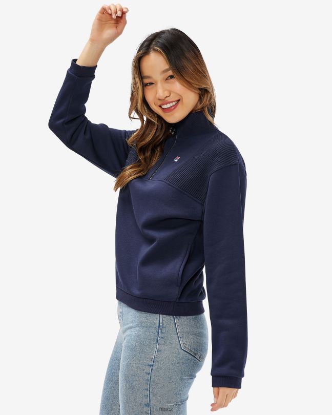 fila dámská placka qtr zip navy 0668L2965 námořnictvo FILA