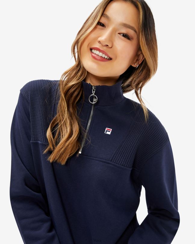 fila dámská placka qtr zip navy 0668L2965 námořnictvo FILA