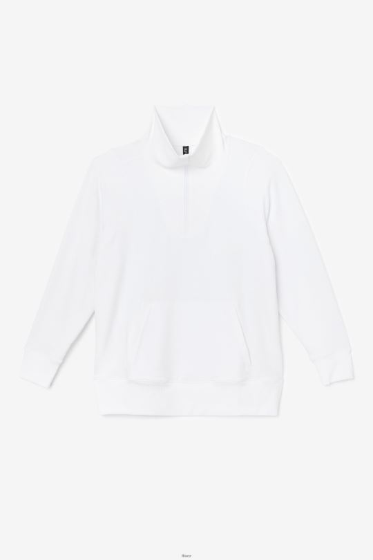 fila fi-lux poloviční zip bílý 0668L1927 bílý FILA