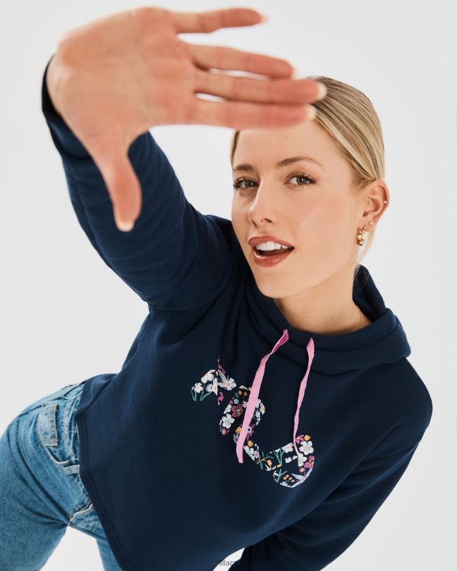 fila navy dámská mikina lucy s kapucí 0668L2806 námořnictvo FILA
