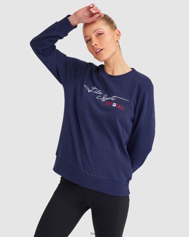 fila new navy dámská cinzia crew 0668L2830 nové námořnictvo FILA