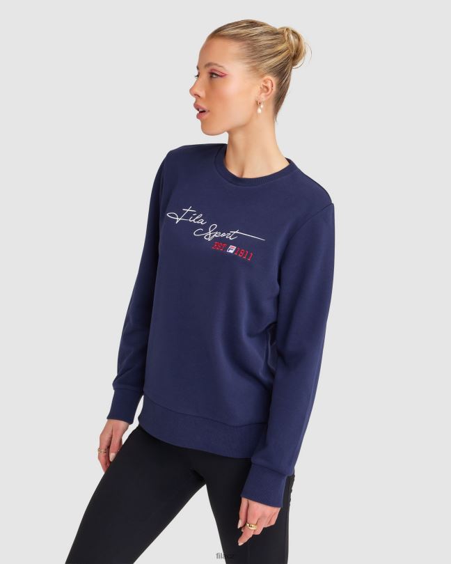 fila new navy dámská cinzia crew 0668L2830 nové námořnictvo FILA
