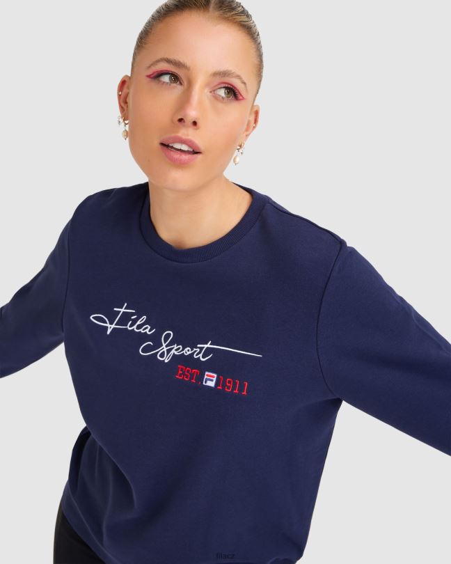 fila new navy dámská cinzia crew 0668L2830 nové námořnictvo FILA