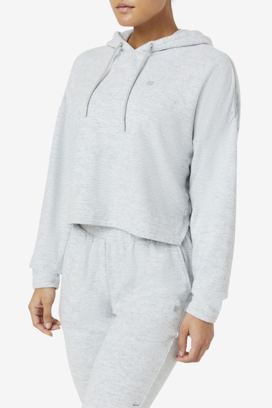 hirisheather fi-lux cropped mikina s kapucí fila 0668L1878 hirisheather FILA