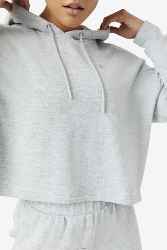 hirisheather fi-lux cropped mikina s kapucí fila 0668L1878 hirisheather FILA