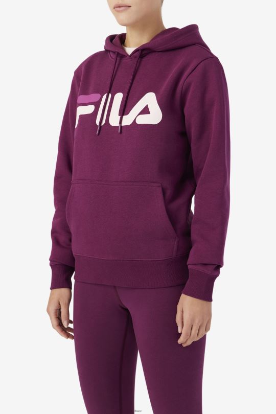 lucy mikina s kapucí fila hroznové víno/potpourri/rouge 0668L1526 hroznové víno/potpourri/rouge FILA