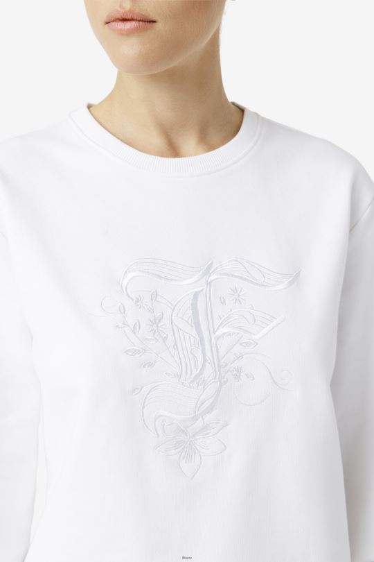 mikina fila izabella bílá 0668L1519 bílý FILA