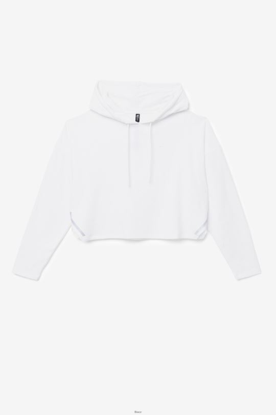 mikina s kapucí fila bílá fi-lux 0668L1876 bílý FILA