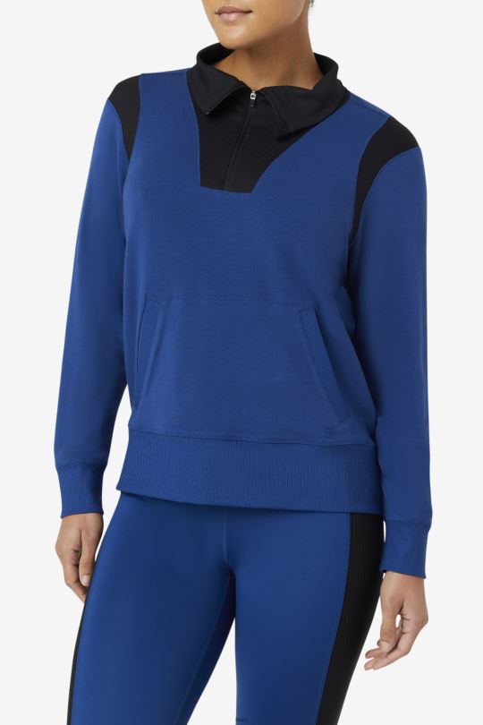 námořnická pivoňka fila fi-lux poloviční zip 0668L1893 námořnická pivoňka FILA