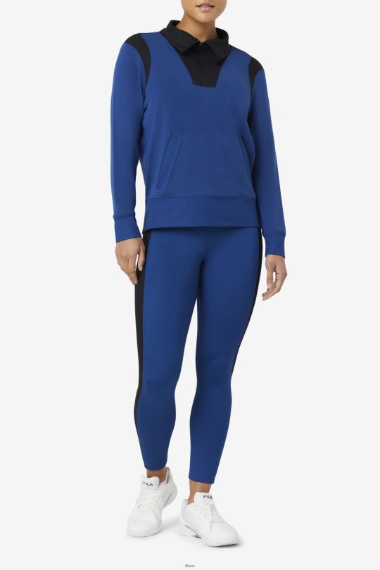 námořnická pivoňka fila fi-lux poloviční zip 0668L1893 námořnická pivoňka FILA