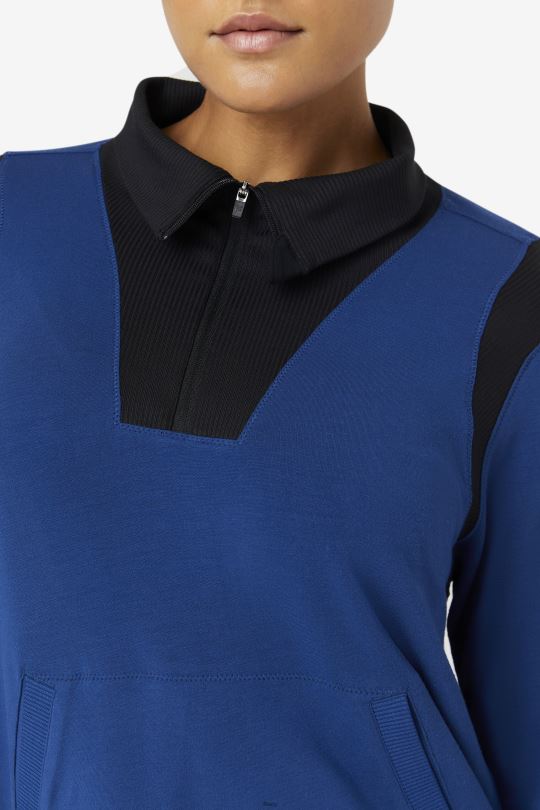 námořnická pivoňka fila fi-lux poloviční zip 0668L1893 námořnická pivoňka FILA