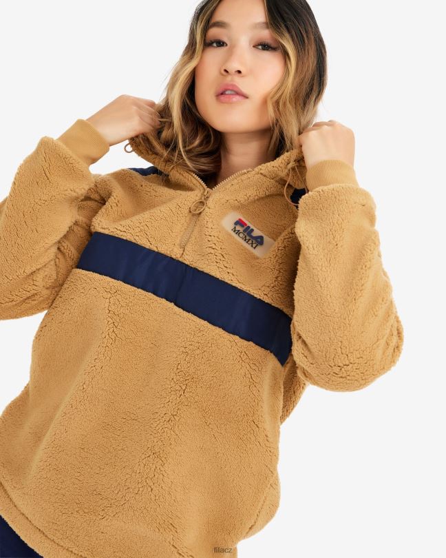 teddy dámská janet teddy qtr zip fila 0668L2880 medvídek FILA