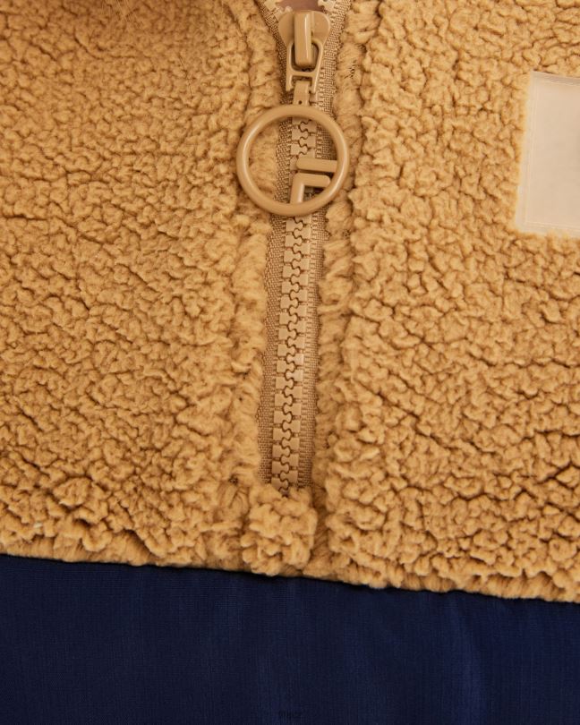 teddy dámská janet teddy qtr zip fila 0668L2880 medvídek FILA