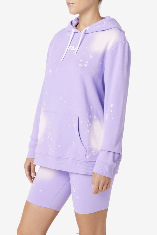 viola tie dye fila aerolynn tie dye mikina 0668L1533 barva na kravatu viola FILA