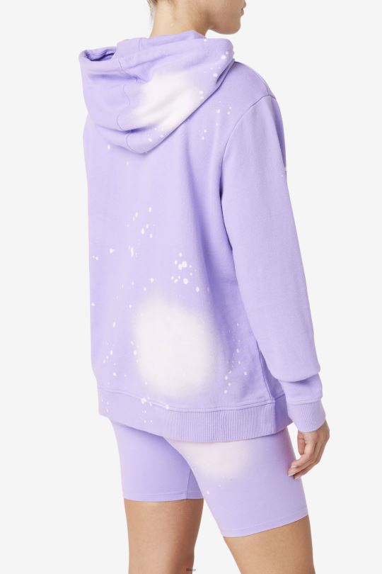 viola tie dye fila aerolynn tie dye mikina 0668L1533 barva na kravatu viola FILA
