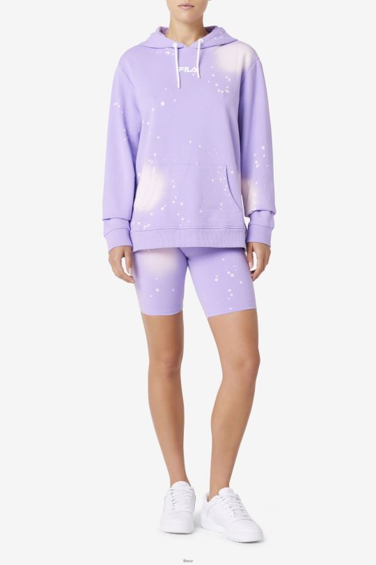 viola tie dye fila aerolynn tie dye mikina 0668L1533 barva na kravatu viola FILA
