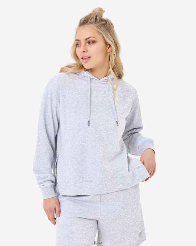 yuna hoody fila světle šedá marle 0668L2954 světle šedá marle FILA