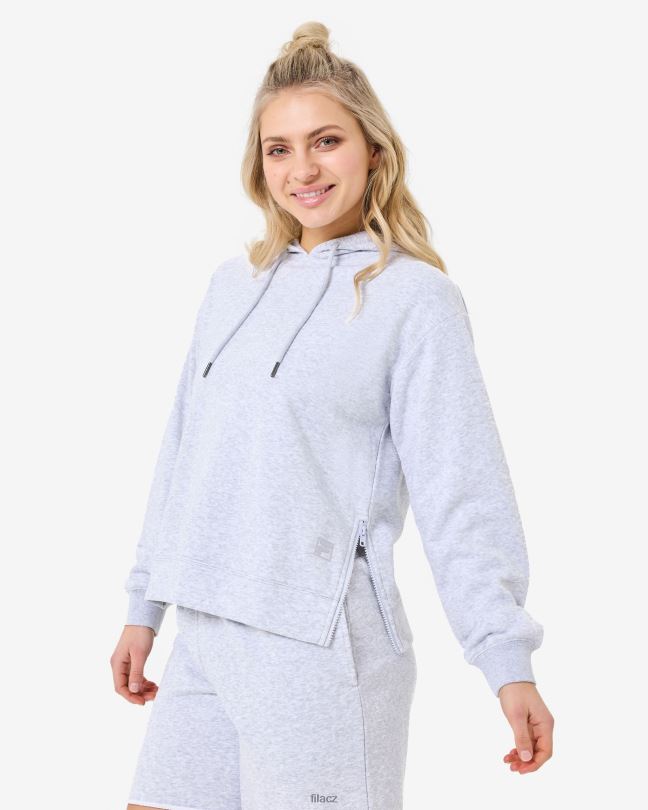 yuna hoody fila světle šedá marle 0668L2954 světle šedá marle FILA