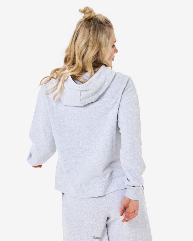 yuna hoody fila světle šedá marle 0668L2954 světle šedá marle FILA