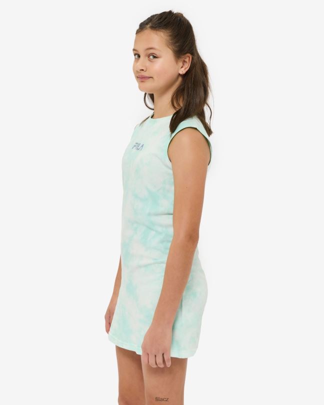 mint tie dye fila frankie tank dress 0668L3105 mátová barva na kravaty FILA