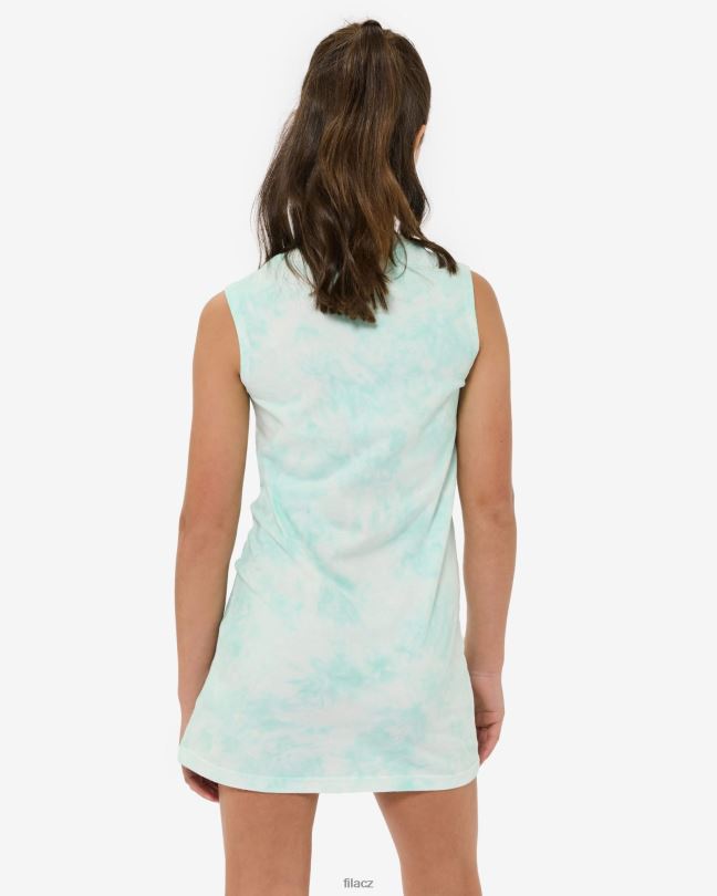 mint tie dye fila frankie tank dress 0668L3105 mátová barva na kravaty FILA