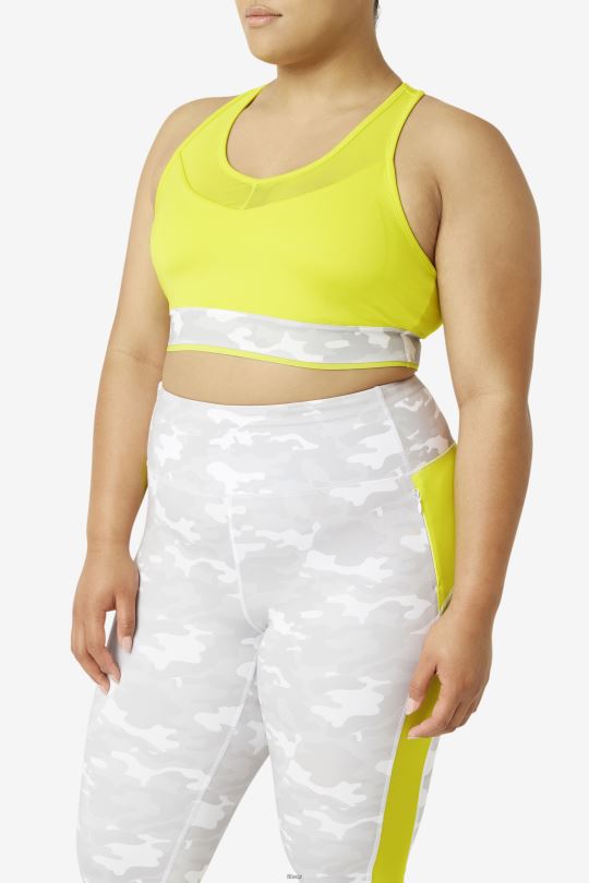 Síra fila uplift racerback podprsenka top 0668L1851 síra FILA