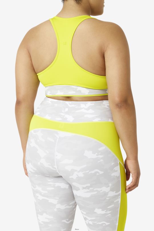 Síra fila uplift racerback podprsenka top 0668L1851 síra FILA