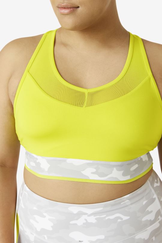 Síra fila uplift racerback podprsenka top 0668L1851 síra FILA