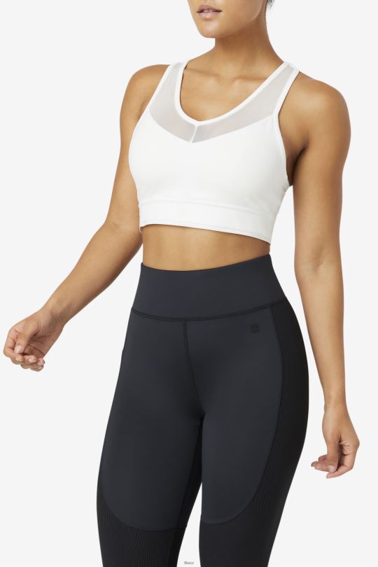 bílá fila uplift racerback podprsenka 0668L1803 bílý FILA