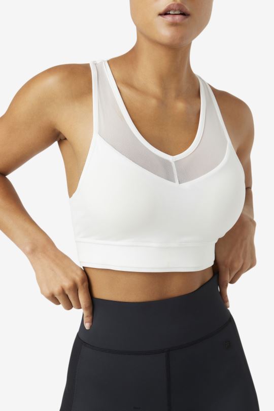 bílá fila uplift racerback podprsenka 0668L1803 bílý FILA