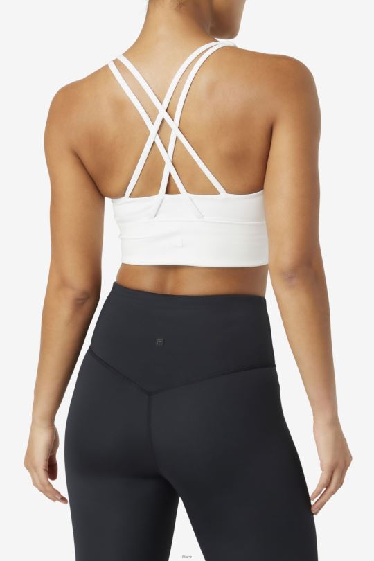 bílá uplift cross back podprsenka top fila 0668L1788 bílý FILA