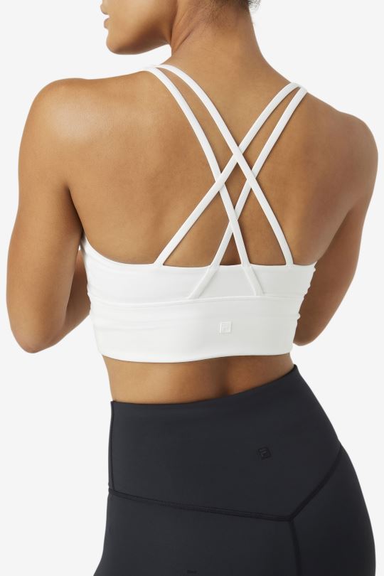 bílá uplift cross back podprsenka top fila 0668L1788 bílý FILA