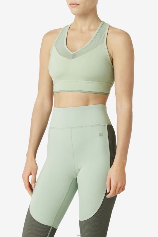 bazalková podprsenka racerback top fila 0668L1800 bazalka FILA