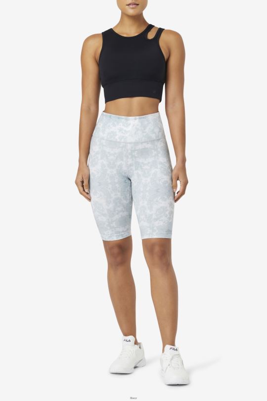 fila black uplift slice crop podprsenka top 0668L1822 Černá FILA