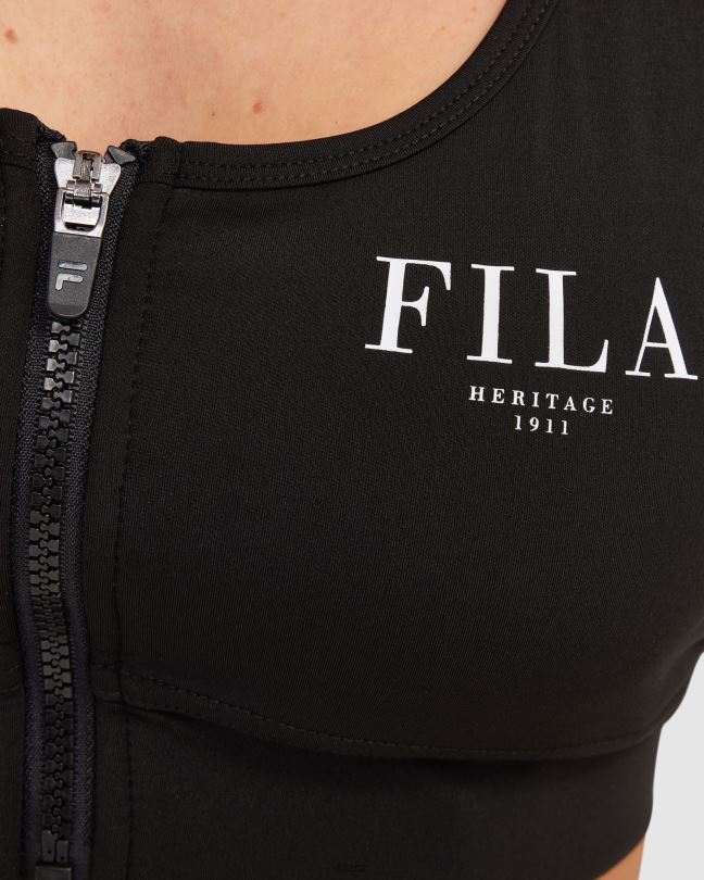 fila dámská podprsenka elektra černá 0668L2851 Černá FILA