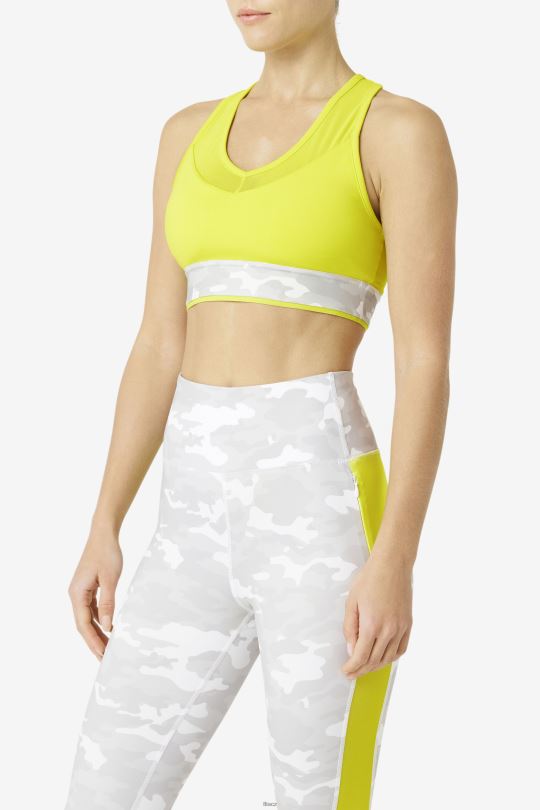 fila uplift racerback podprsenka top síra 0668L1807 síra FILA